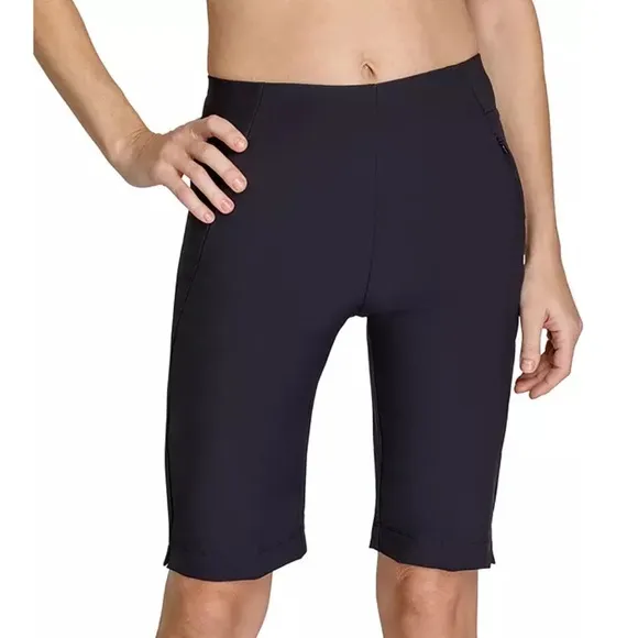 NWT Tail Women's Black Size 8 17” Essentials Golf Shorts