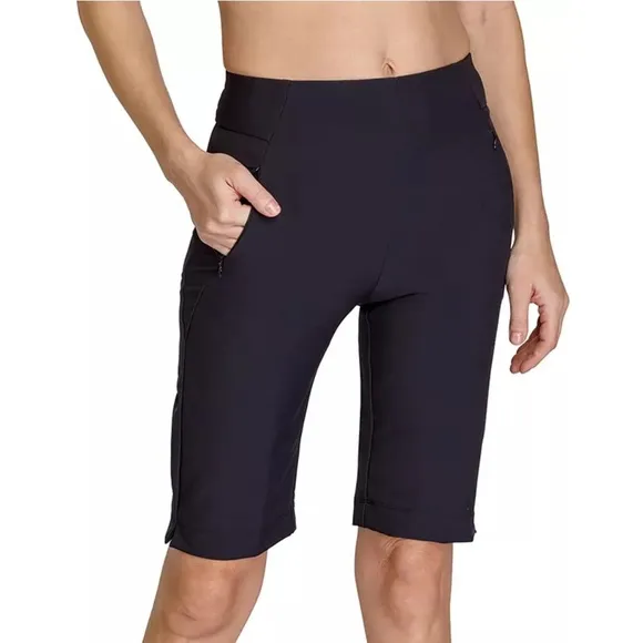 NWT Tail Women's Black Size 8 17” Essentials Golf Shorts