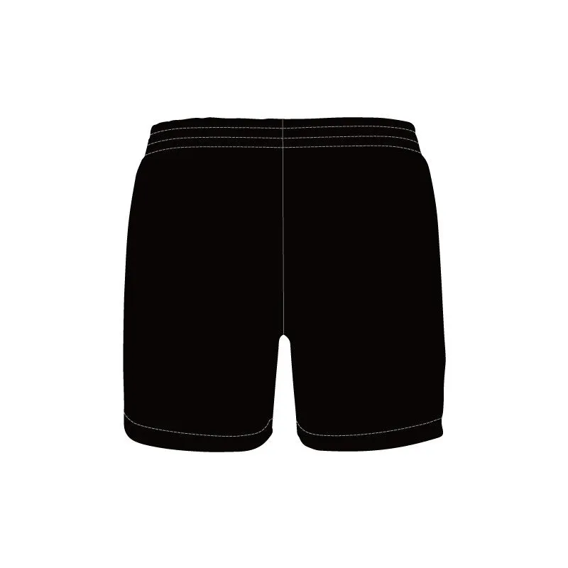 OLQP Curved Hem SlimFit HP Shorts Pro Black Girls/Ladies