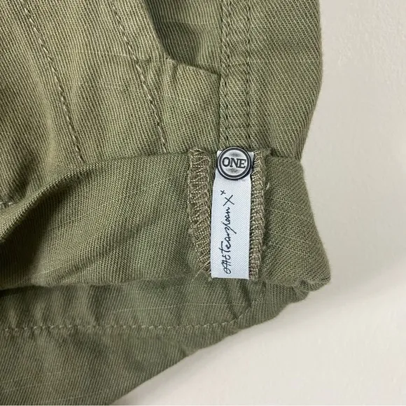 One Teaspoon Militaire Bandits Cargo Khaki Denim Shorts - 31