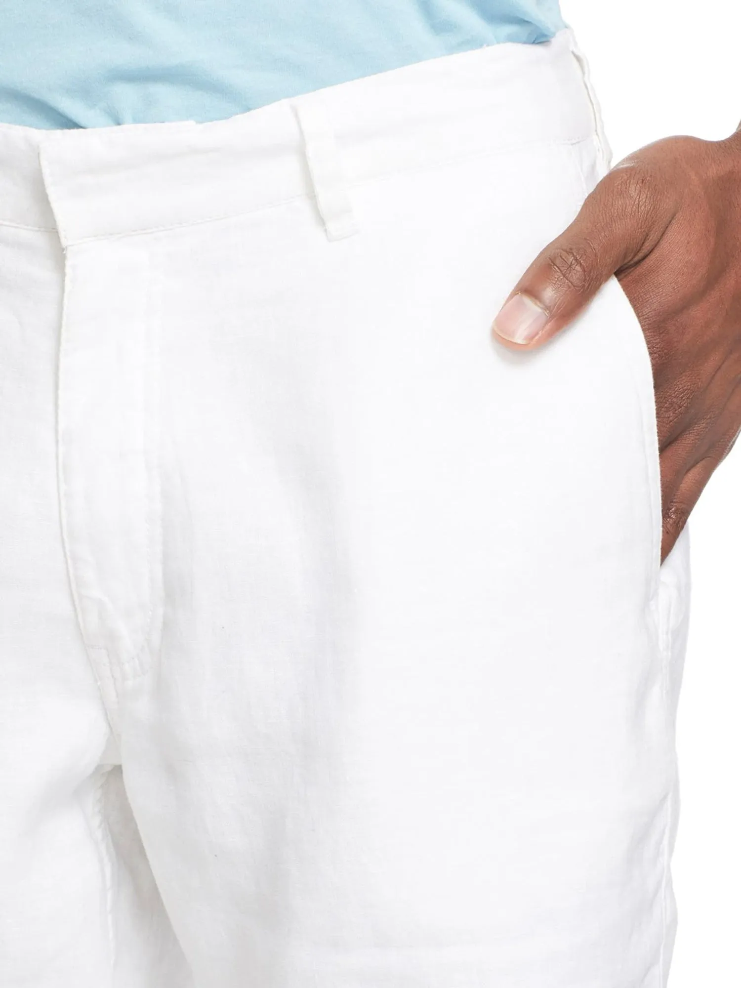 ONIA Men's White Linen Abe Shorts MS14LC $145 NWT
