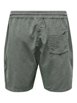 Only & Sons Alfi Relax Cord Jogger Sweat Short Grey