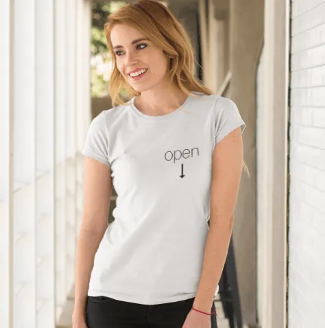 open heart - Women's The Boyfriend Tee