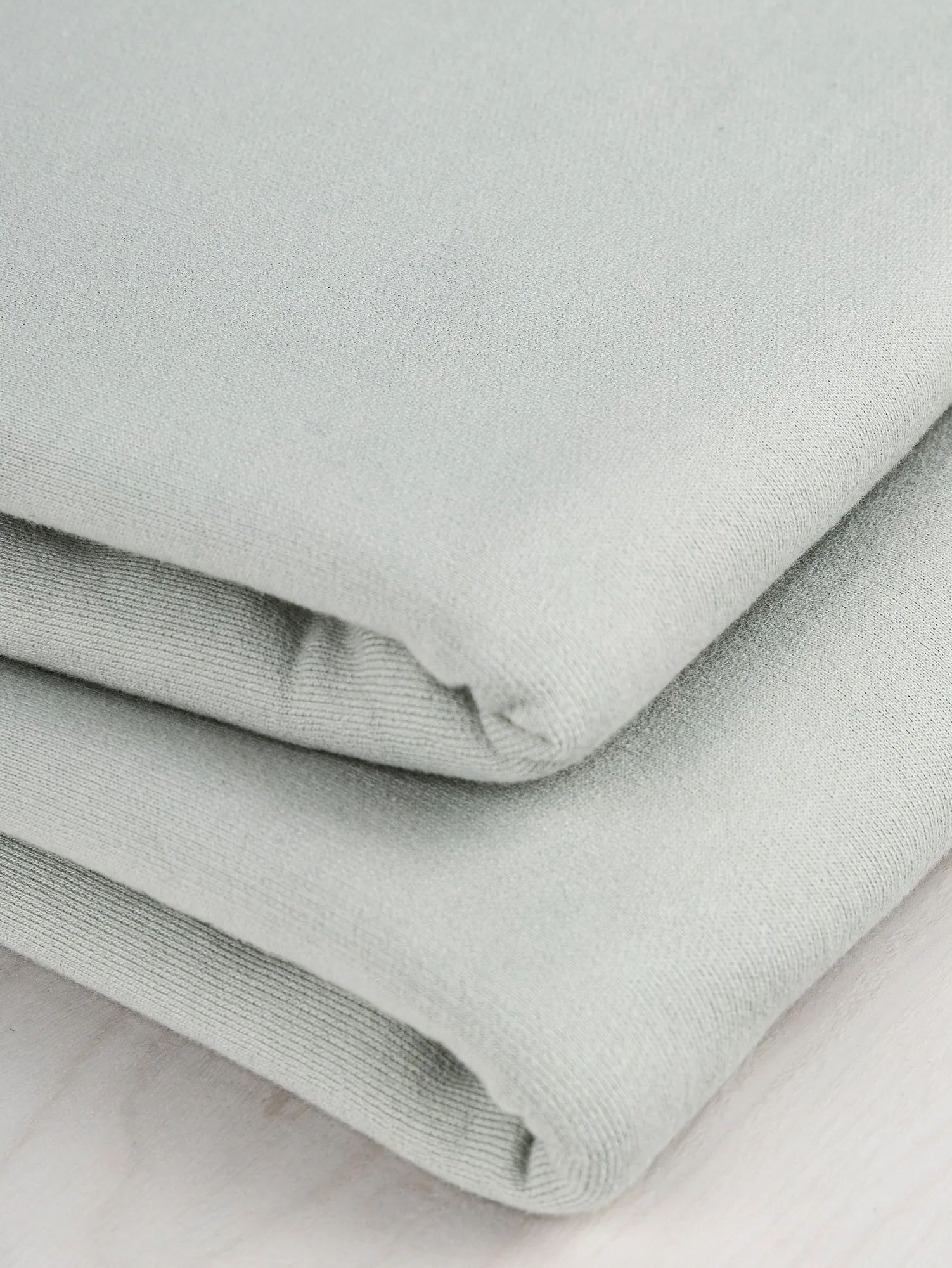 Organic Cotton Heavy French Terry - Sea Salt