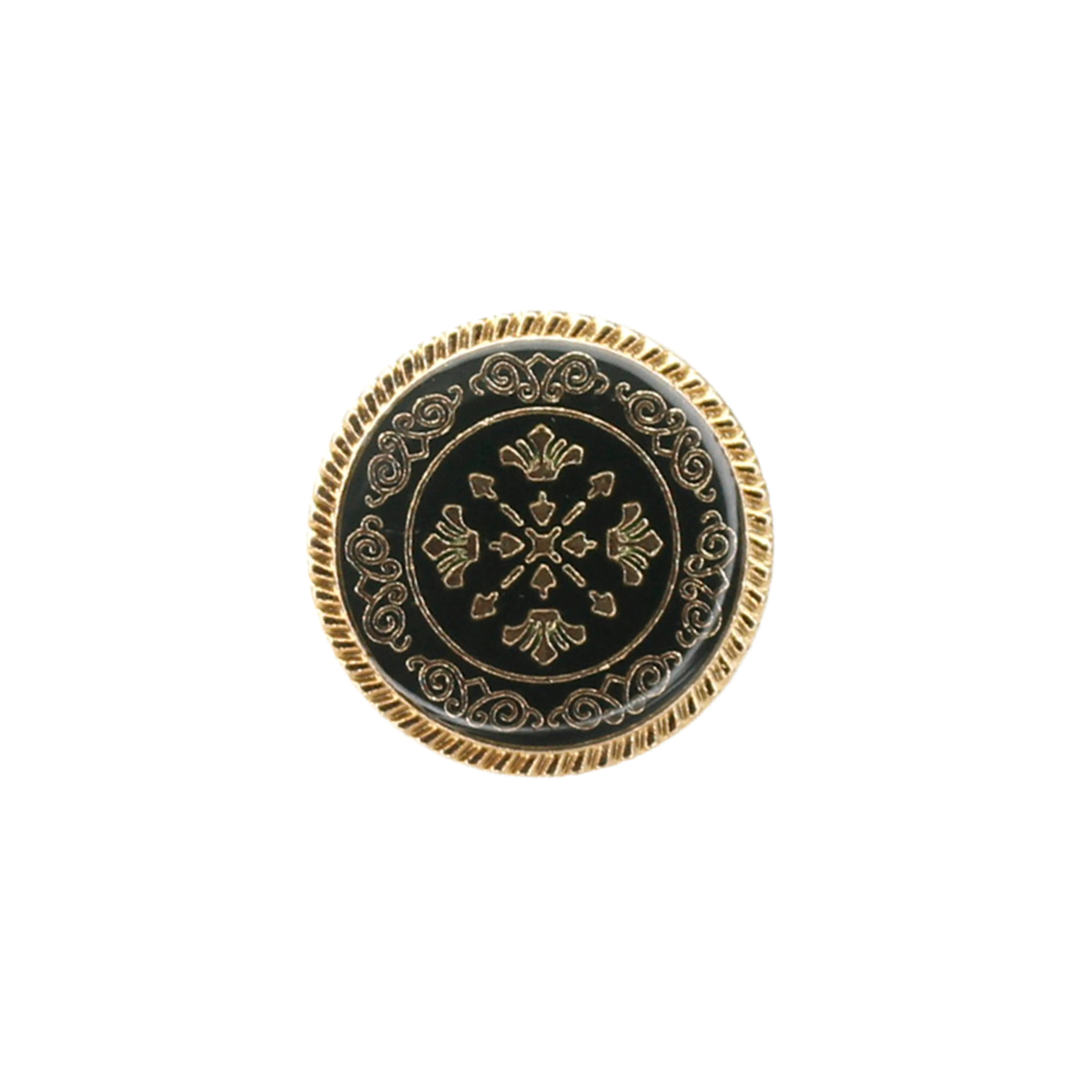 Ornate Snowflake Metal Buttons ( 6 Big   6 Small)