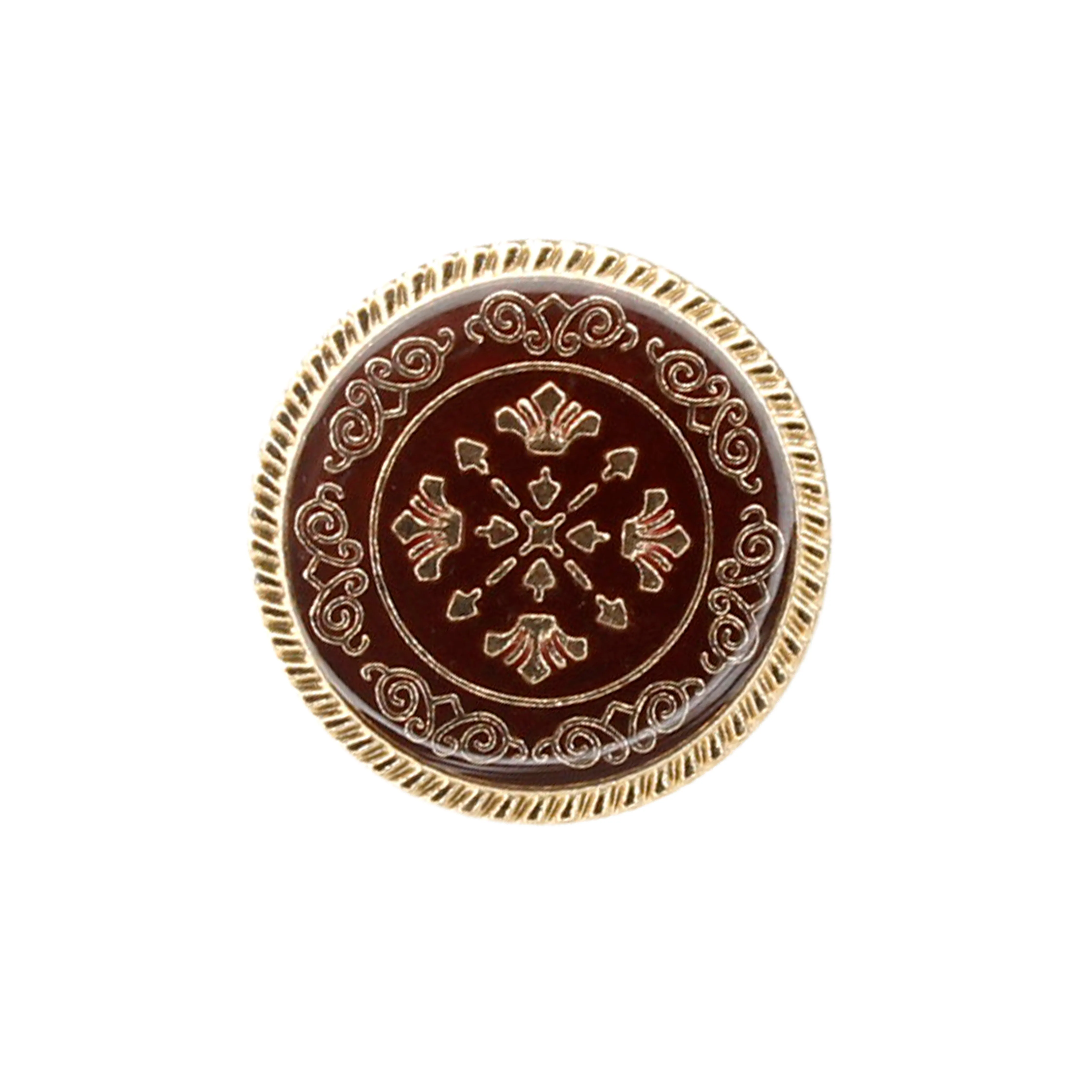 Ornate Snowflake Metal Buttons ( 6 Big   6 Small)