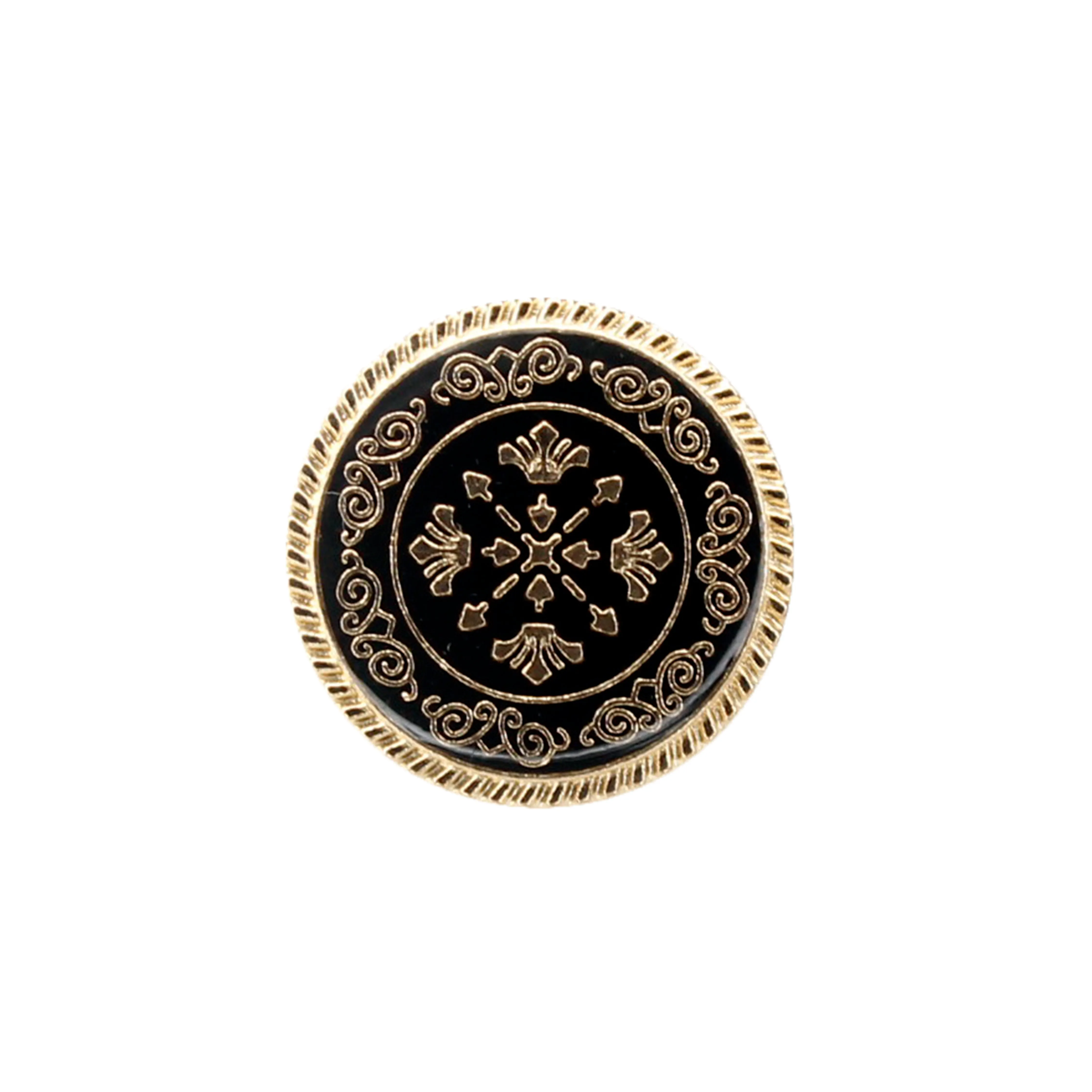 Ornate Snowflake Metal Buttons ( 6 Big   6 Small)