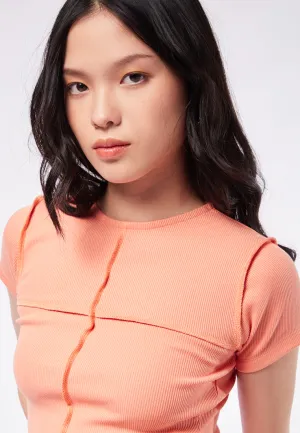 Overlocked Short Sleeve T-Shirt