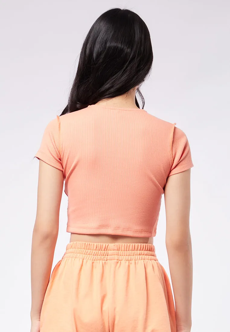 Overlocked Short Sleeve T-Shirt
