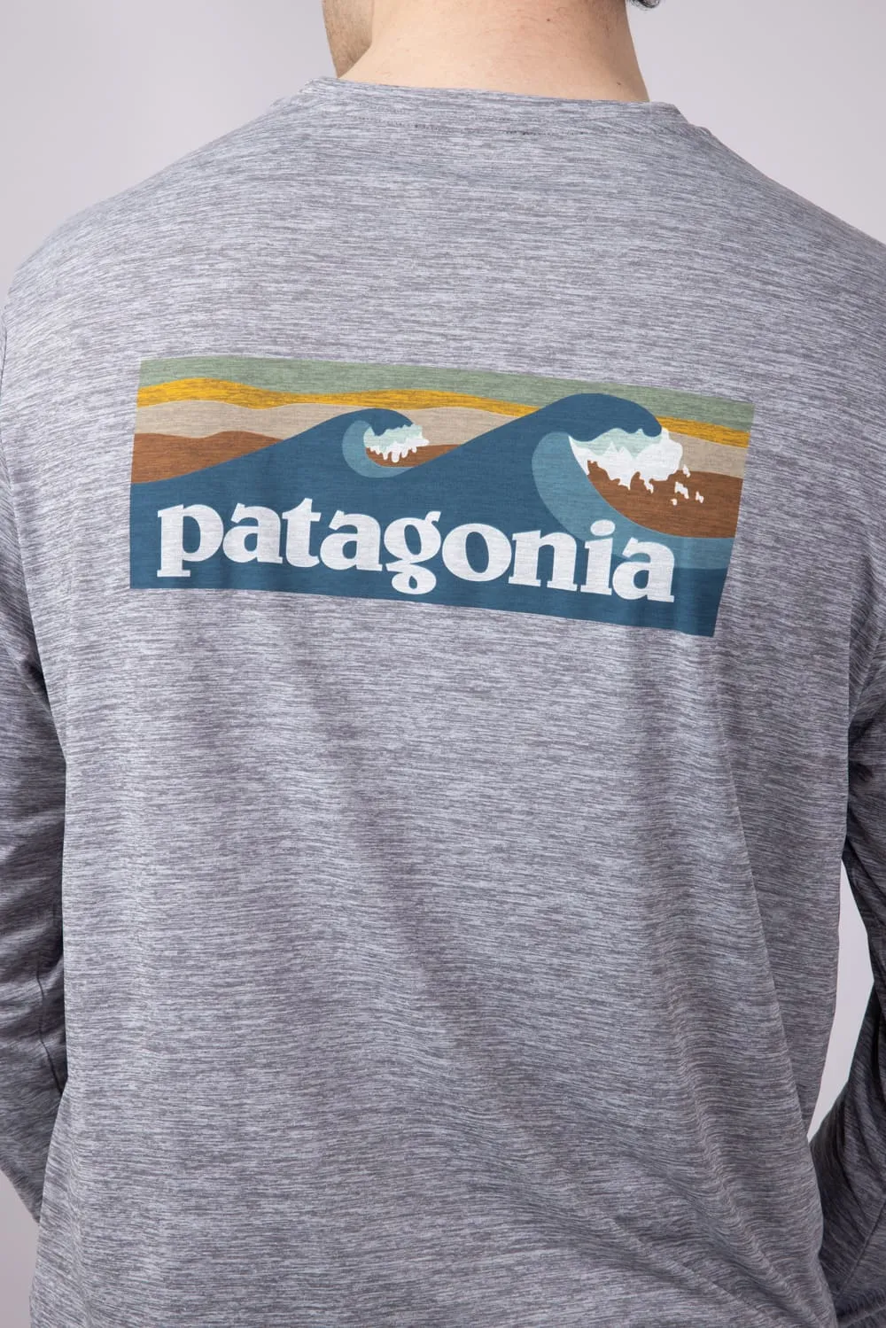 Patagonia Men’s Capilene Cool Daily Graphic T-Shirt for Men in Grey | 45170-BLAF