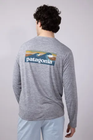 Patagonia Men’s Capilene Cool Daily Graphic T-Shirt for Men in Grey | 45170-BLAF