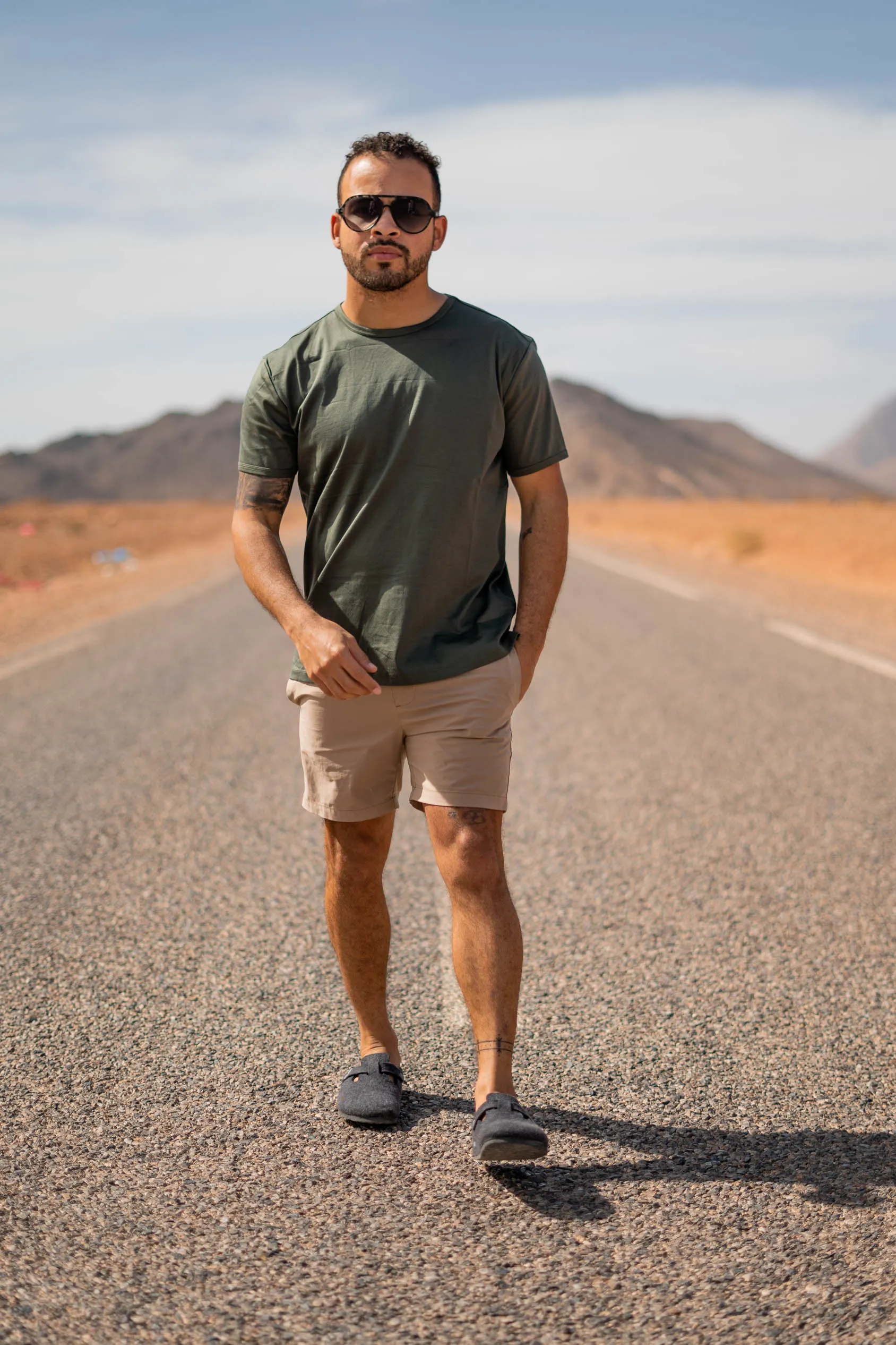 Performance Shorts Khaki