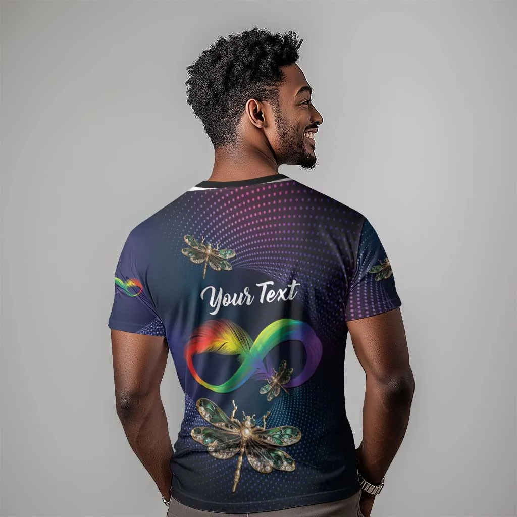 Personalized As Long As I Breathe You'll Be Remembered T shirt Luxury Dragonfly - Feather Infinity LT01