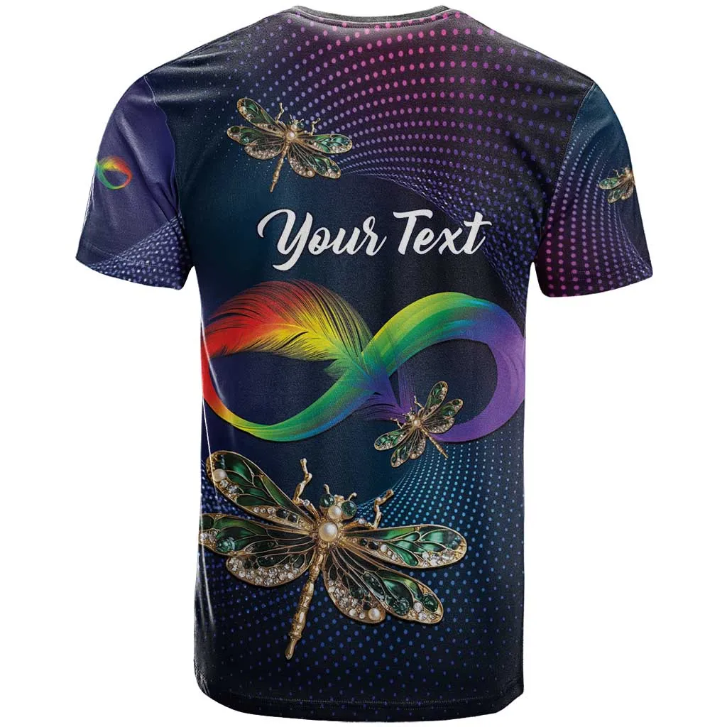Personalized As Long As I Breathe You'll Be Remembered T shirt Luxury Dragonfly - Feather Infinity LT01