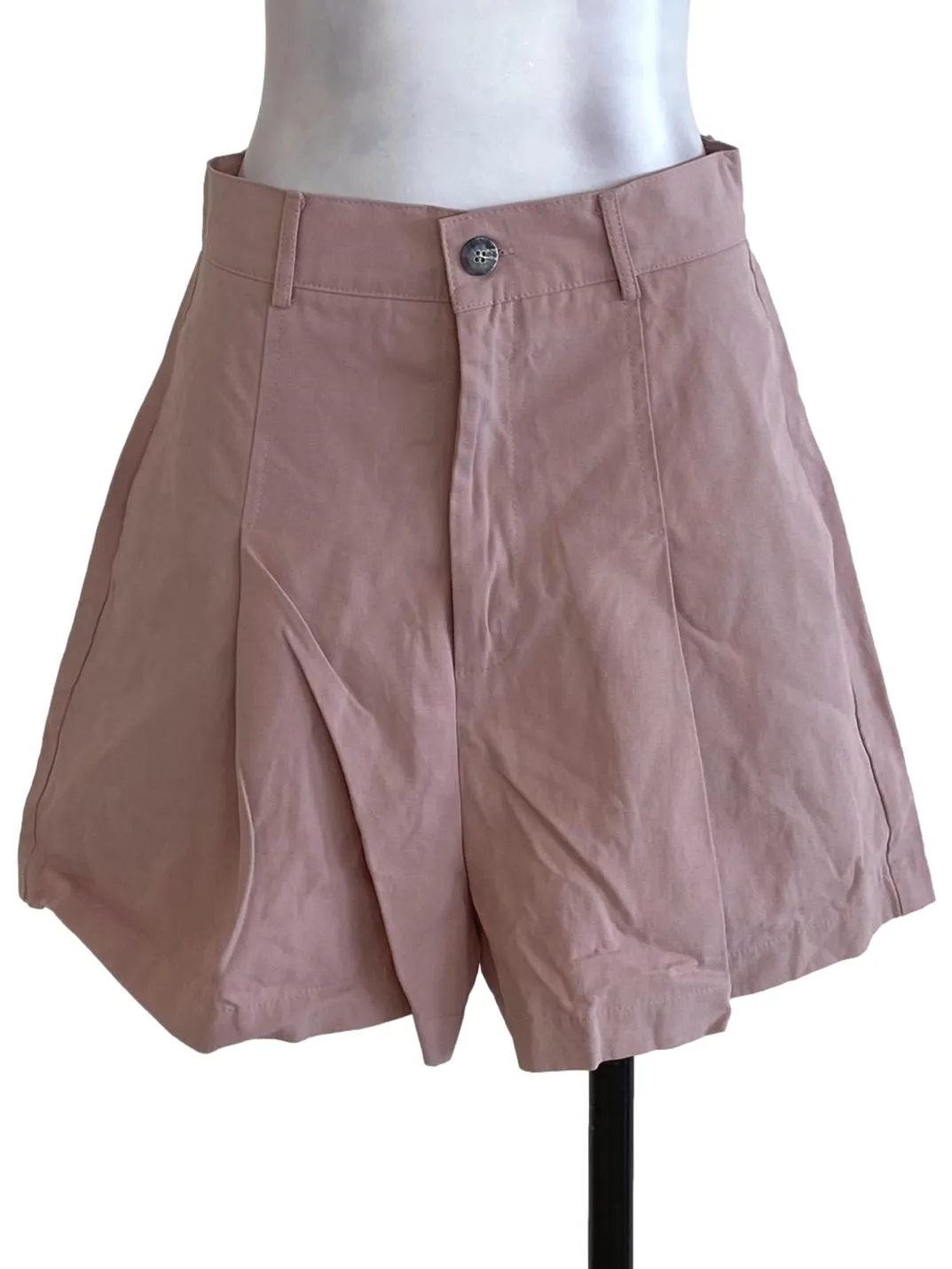 Pink Box Pleated Shorts