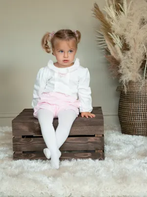 Pink Needlecord Top and Bloomer Short