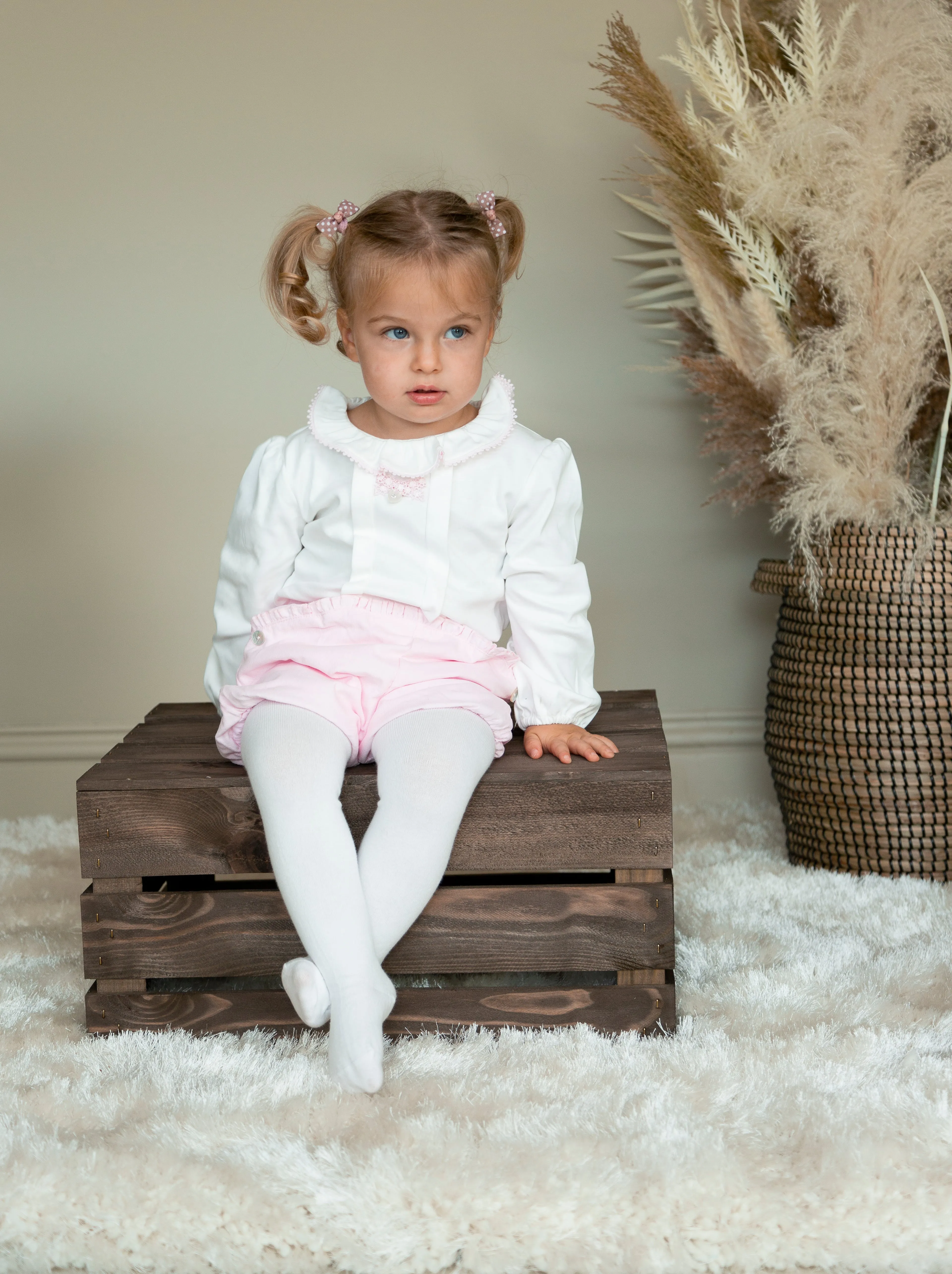 Pink Needlecord Top and Bloomer Short