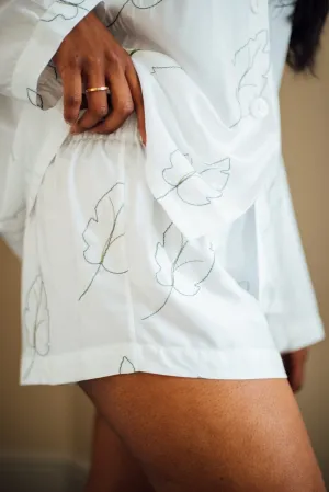 Pino Edition Bamboo Vegan Silk Pyjama Shorts | Palm