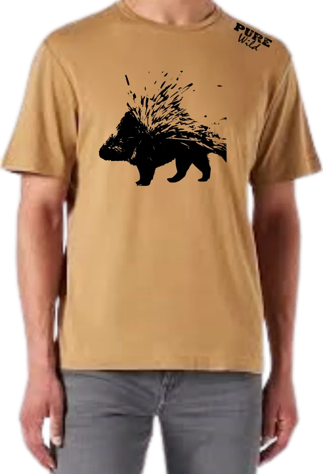 Porcupine T-Shirt For A Real Man