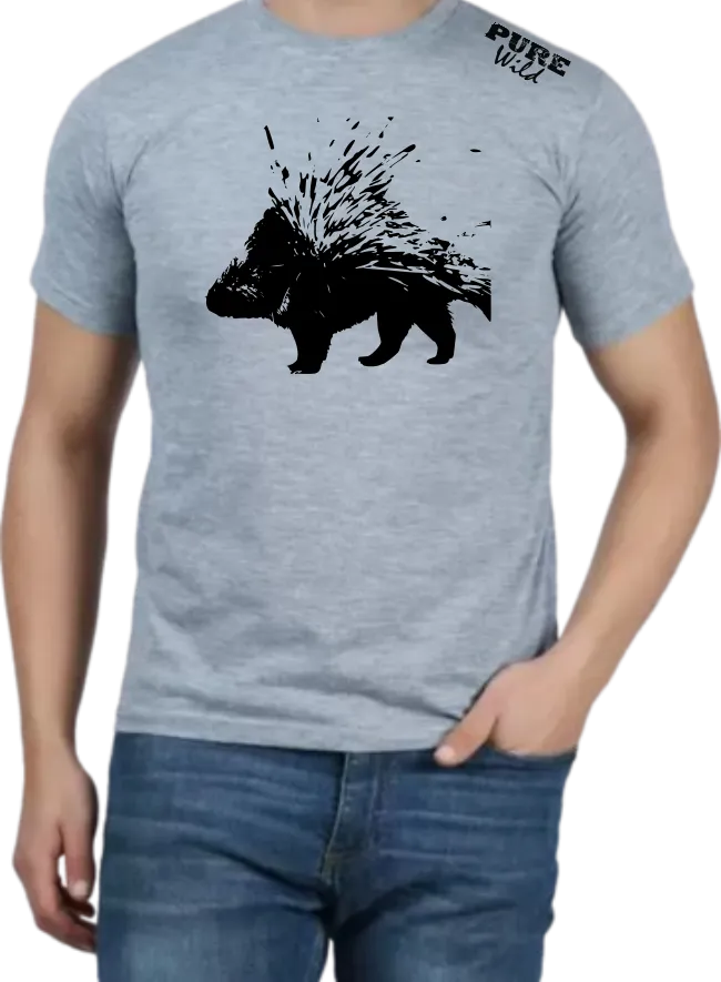 Porcupine T-Shirt For A Real Man