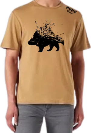 Porcupine T-Shirt For A Real Man