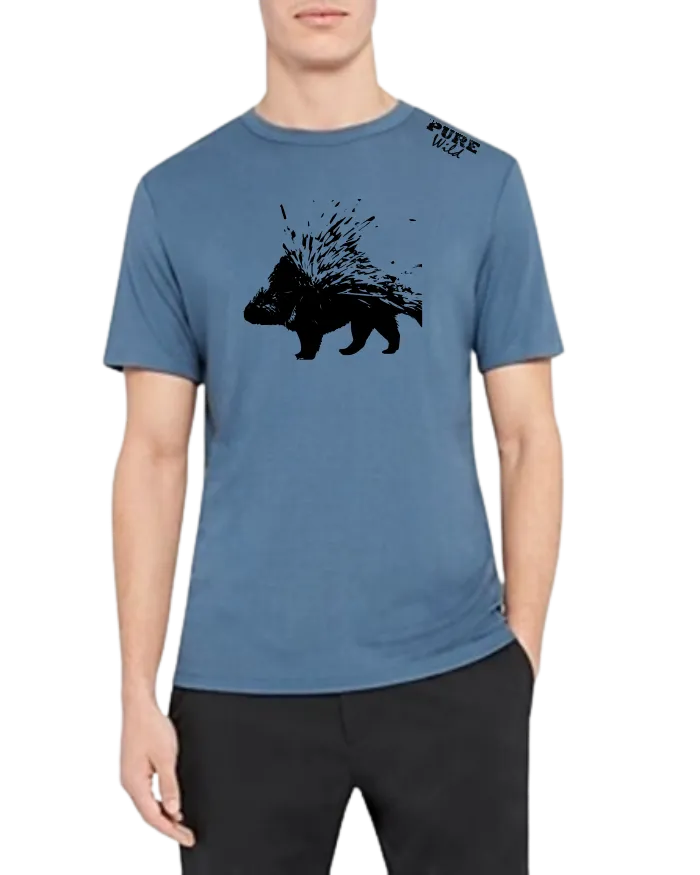 Porcupine T-Shirt For A Real Man