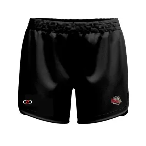 Port Panthers Ladies Curved Hem SlimFit HP Shorts Pro Black