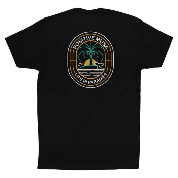 POSITIVE MUSA-Life in Paradise Men's T-Shirt