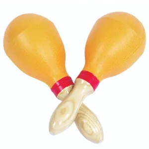 PP World Large Plastic Maracas ~ Mixed Colours Pair