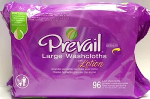 Prevail large adult washcloths refill 96 count
