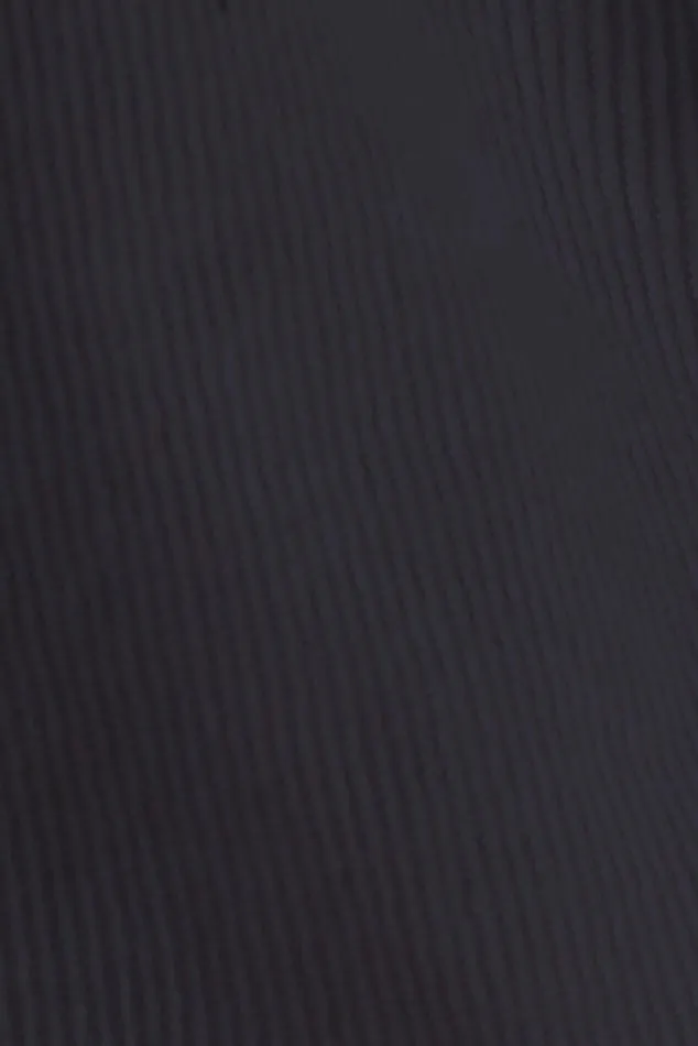 Pure Black Corduroy Shorts