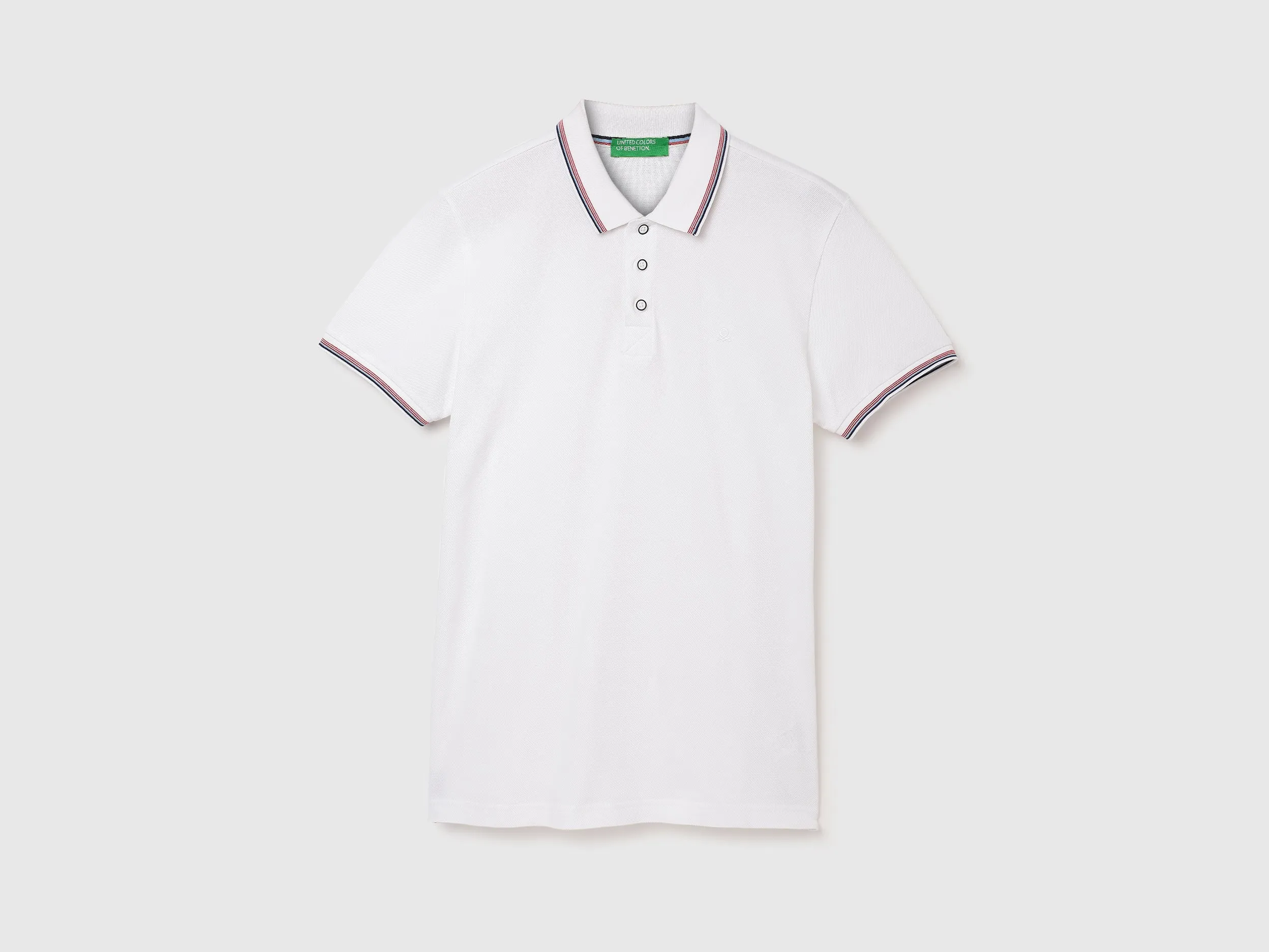 Pure Cotton Textured Short Sleeve Polo Shirt