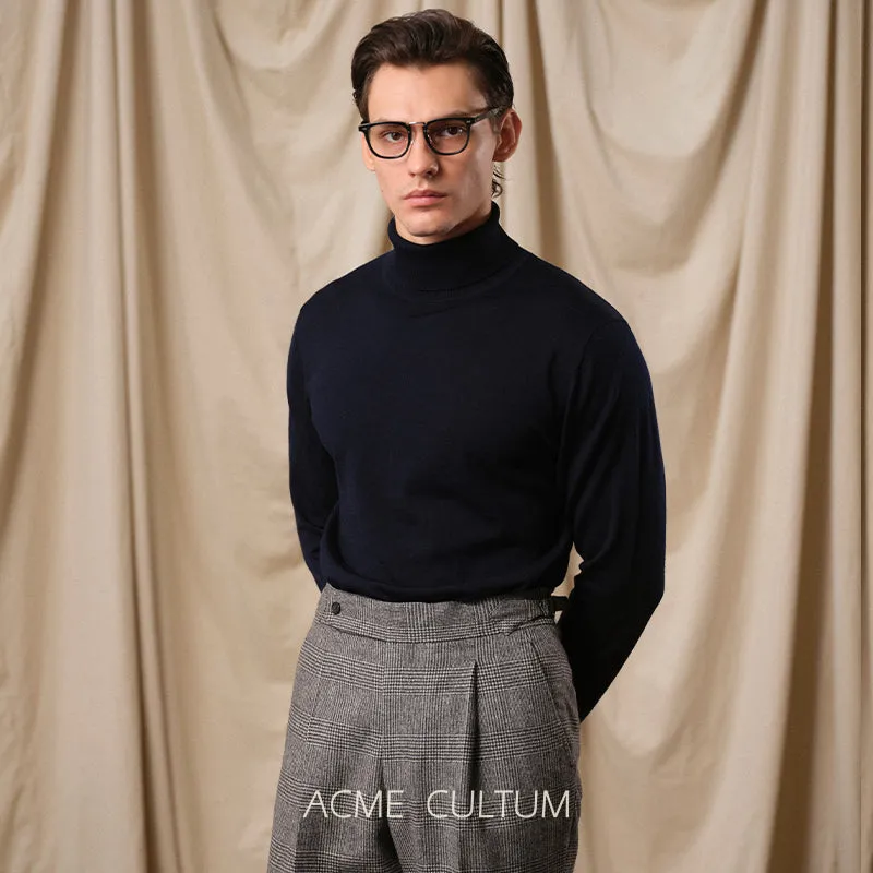 Pure Wool Turtleneck Sweater