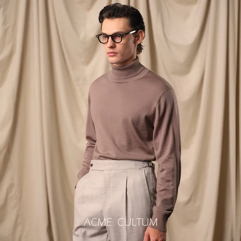 Pure Wool Turtleneck Sweater