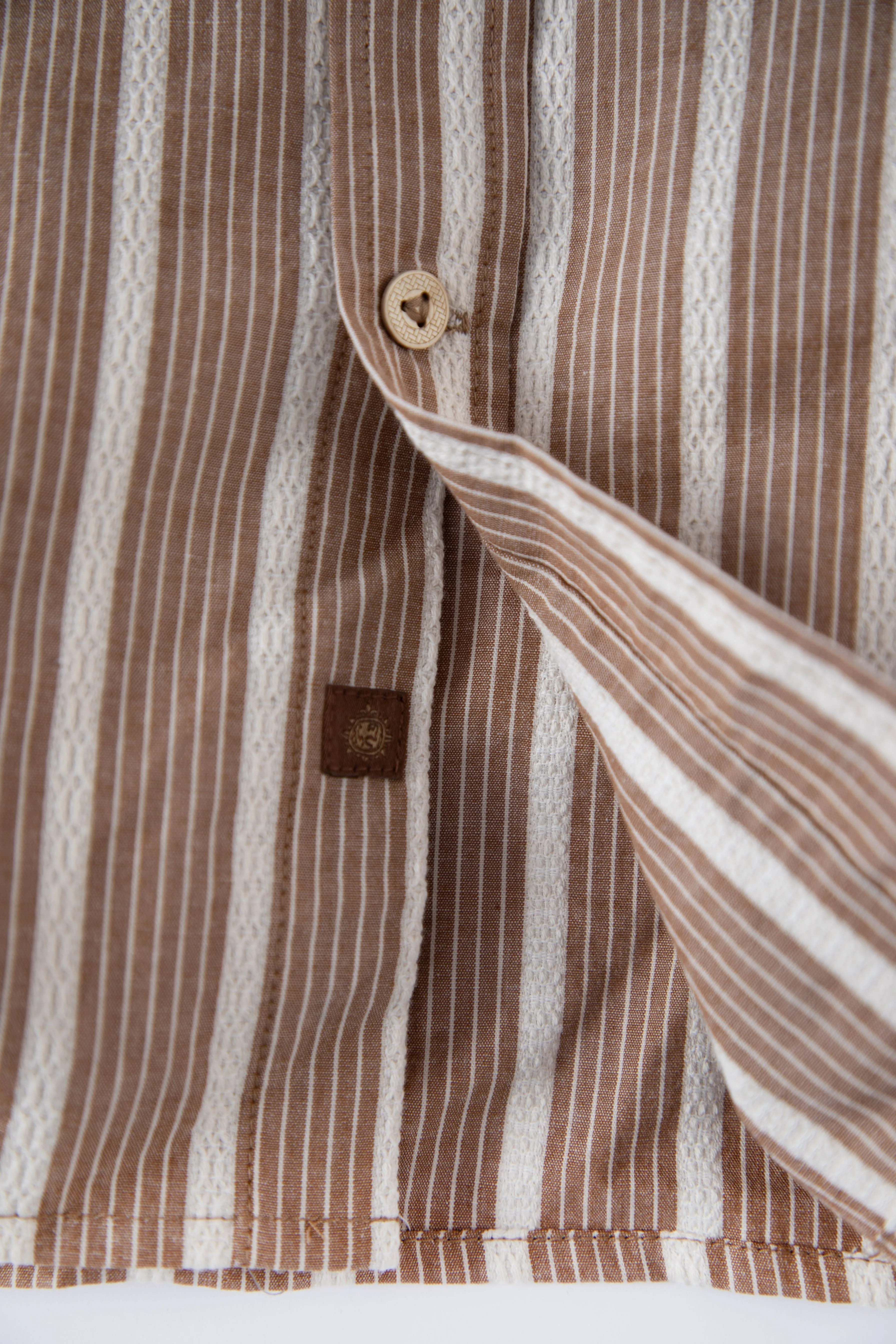 Pushkar Basketweave Pinstripe Shirt