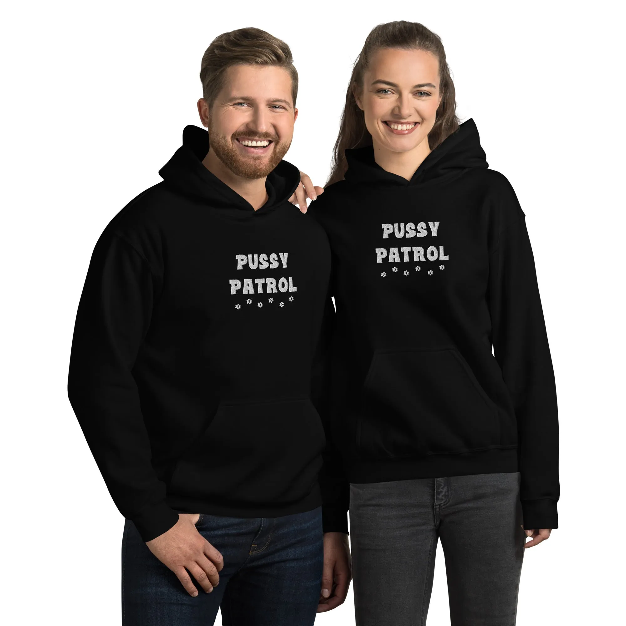 Pussy Patrol Unisex Embroidered Hoodie