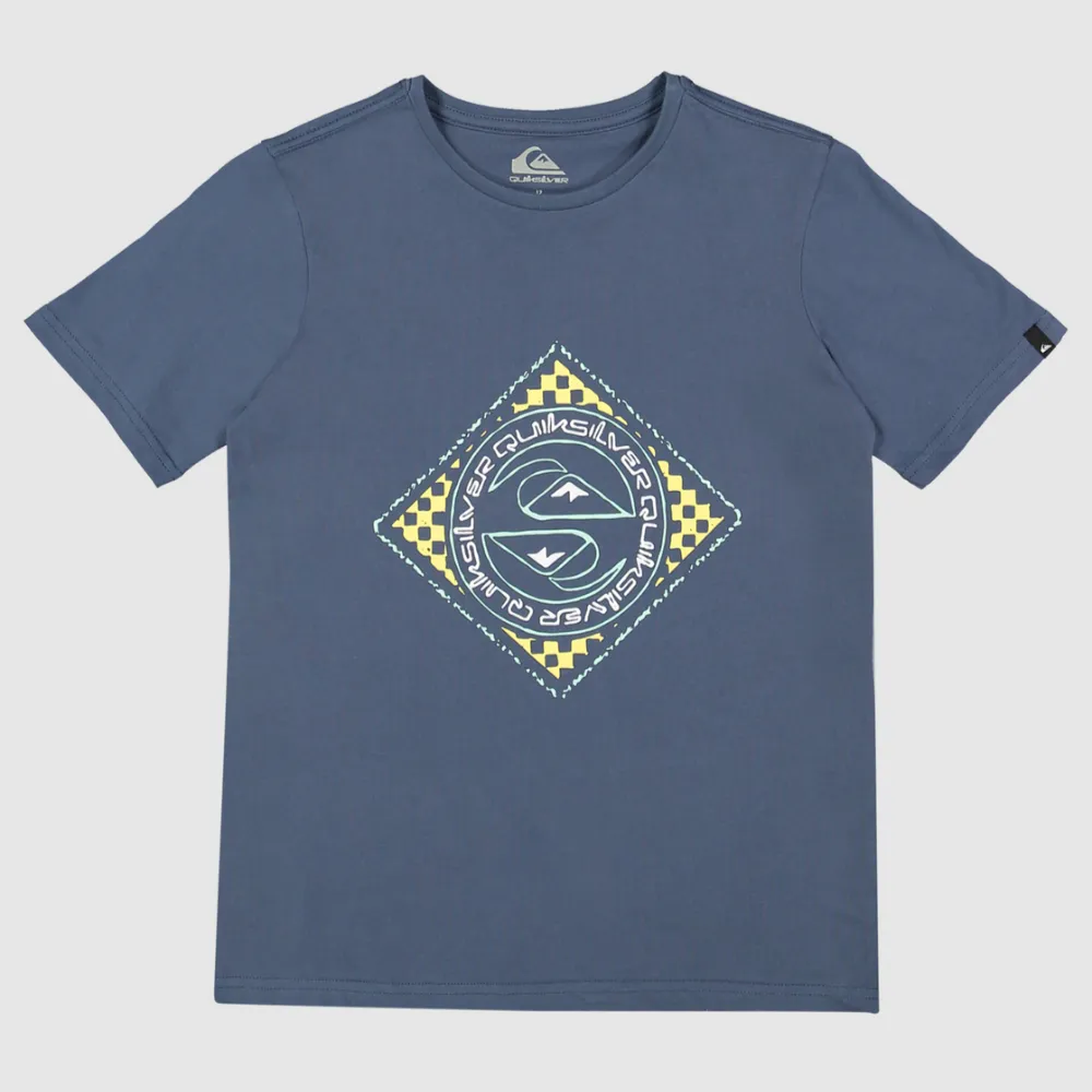 QUIKSILVER Splitting Hairs Youth T-shirt - Bering Sea