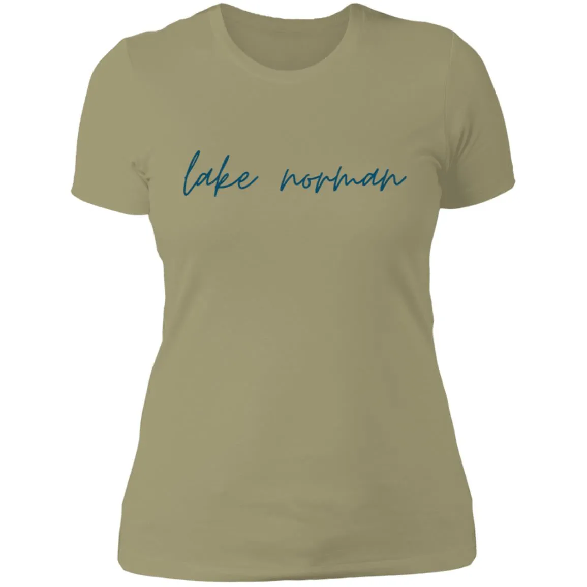 "Lake Norman- NAVY" Ladies' Boyfriend T-Shirt