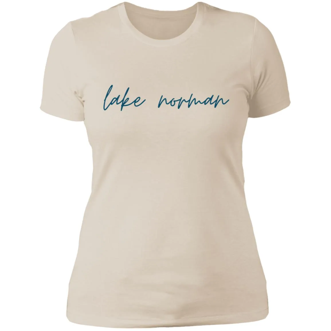 "Lake Norman- NAVY" Ladies' Boyfriend T-Shirt