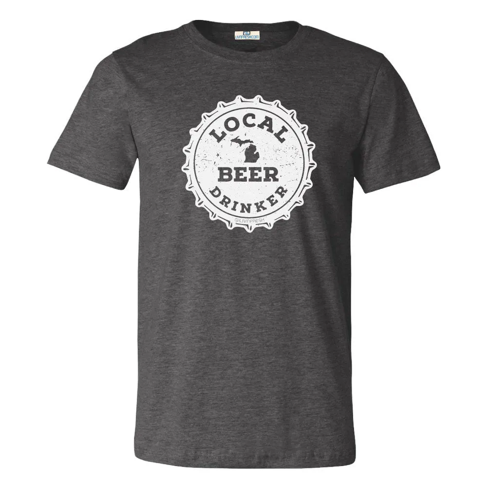 "Michigan Drink Local" Men's Crew T-Shirt CLEARANCE