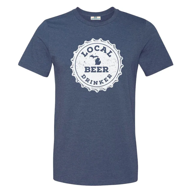 "Michigan Drink Local" Men's Crew T-Shirt CLEARANCE