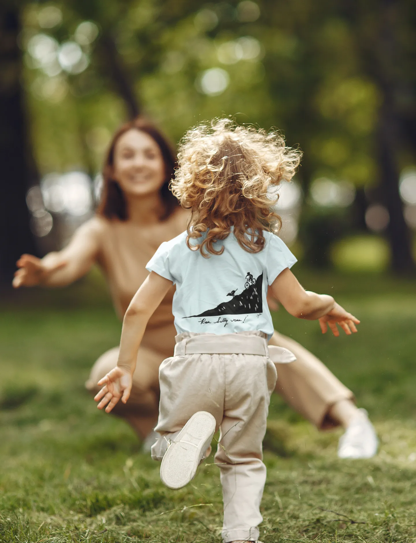 "Run Sally Run" Short Sleeve Children's T-Shirt