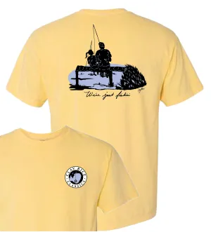 "We're Just Fishin" Short Sleeve Children's T-Shirt