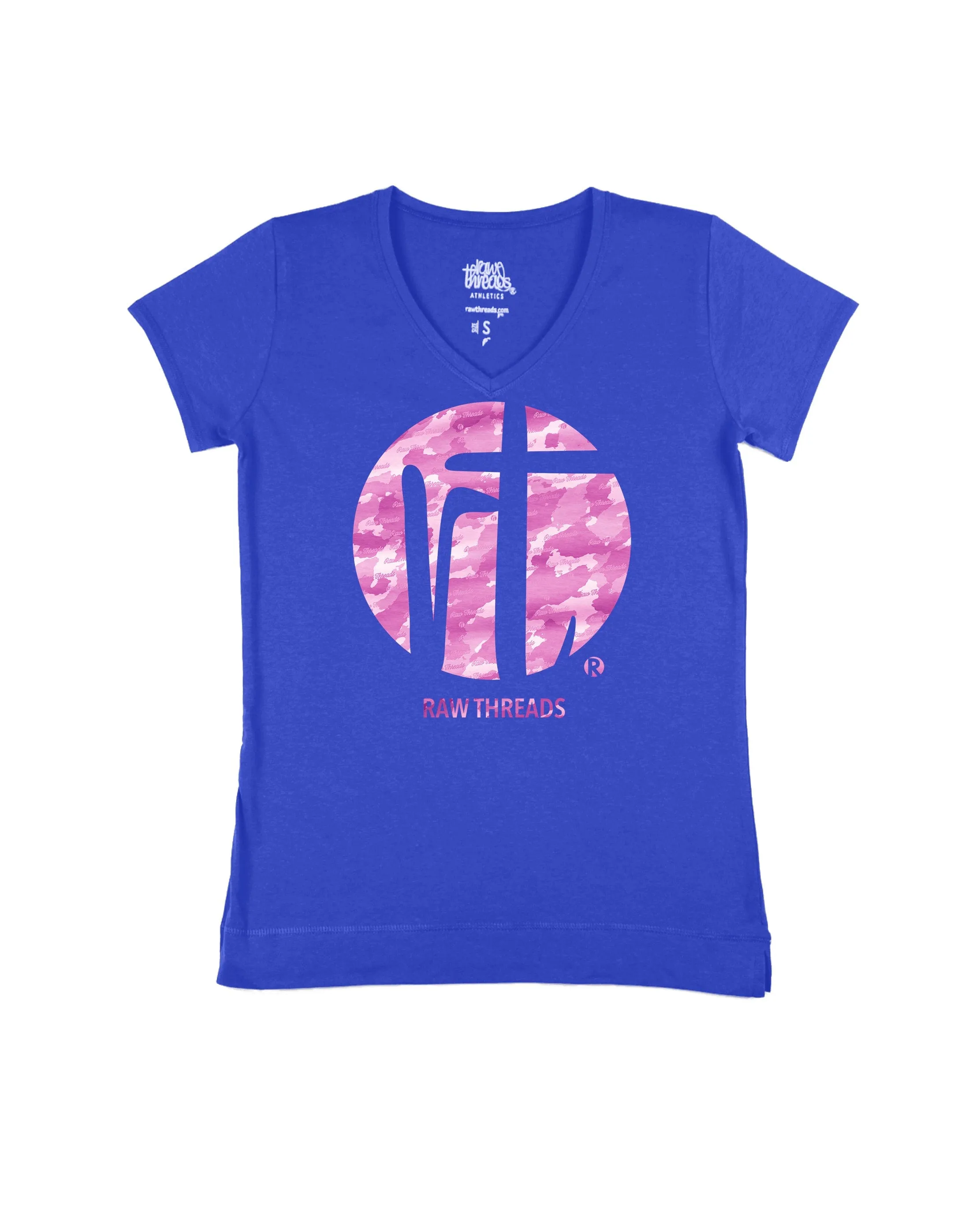 Raw Threads Logo Pink Camo