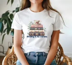 Reading is my therapy T-shirt