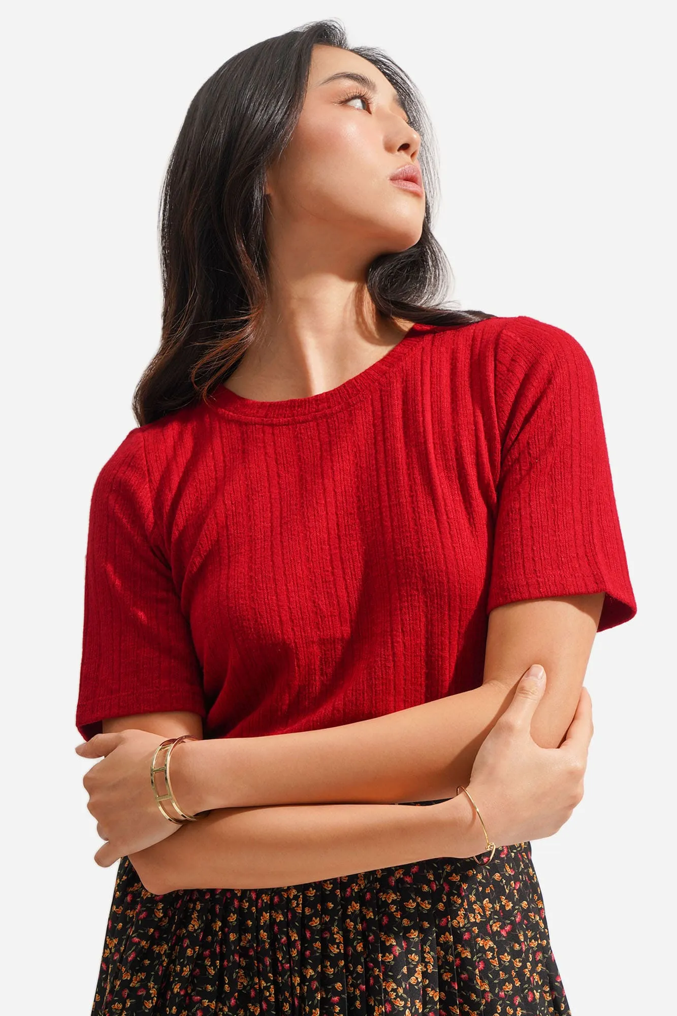 REFORME Textured Tee
