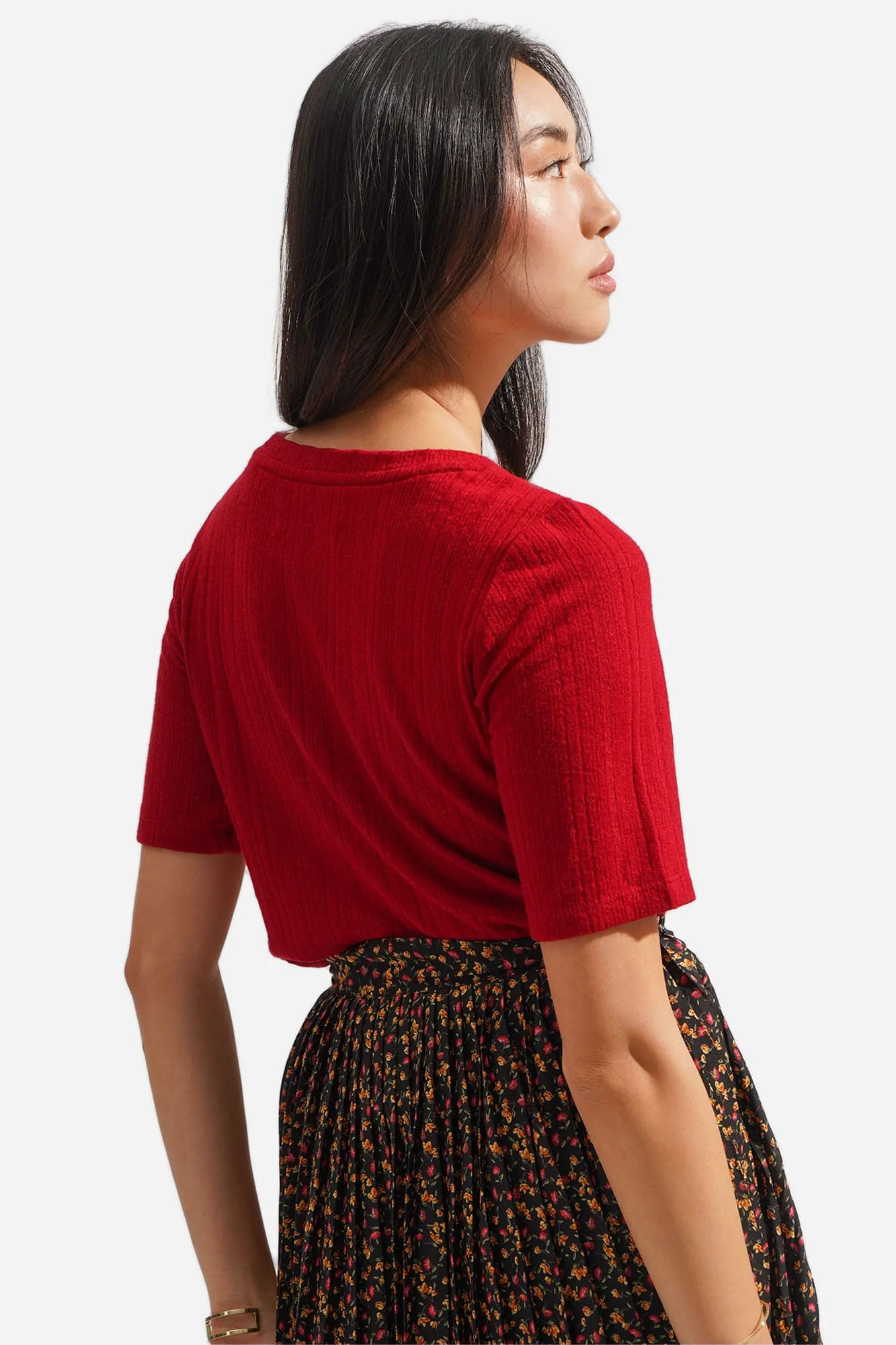 REFORME Textured Tee