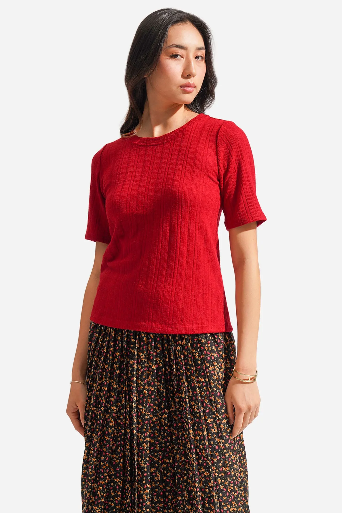 REFORME Textured Tee