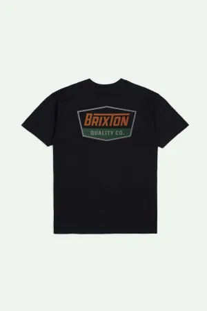 Regal S/S Standard T-Shirt - Black/Rust