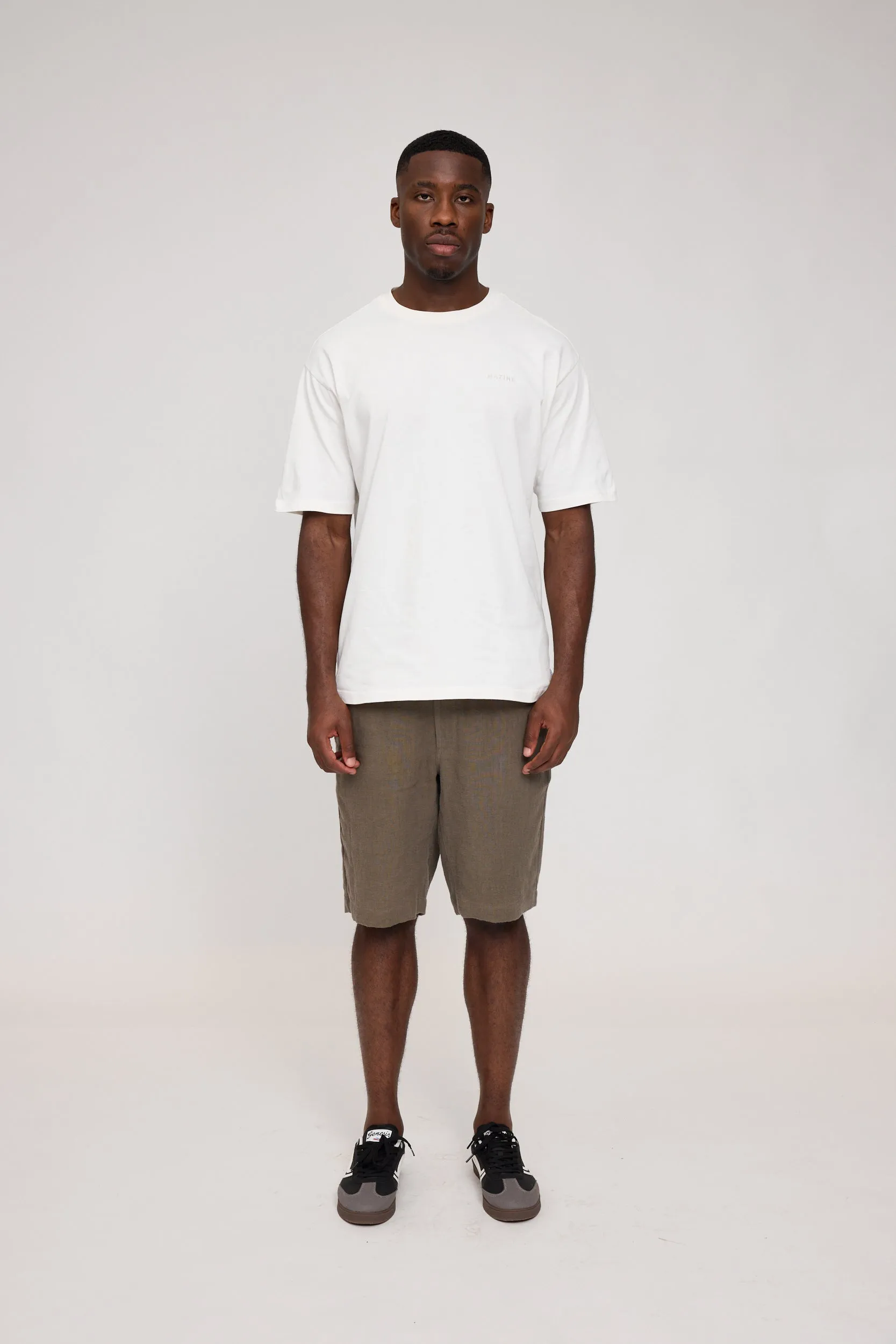 Regular Linen Shorts